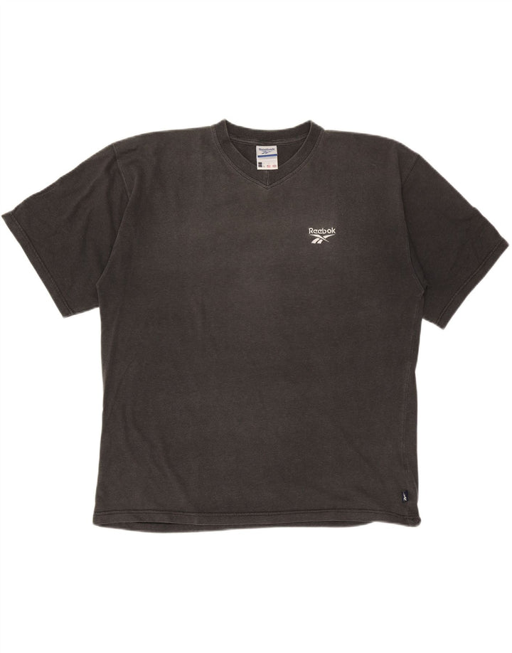 Męska koszulka Reebok, duża, szara, bawełniana
