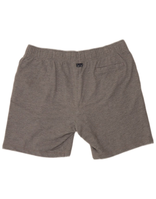 Męskie spodenki sportowe Fila XL, szare, nakrapiane