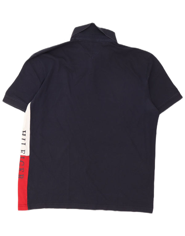Męska koszulka polo Tommy Hilfiger Graphic Regular Fit XL w kolorze granatowym