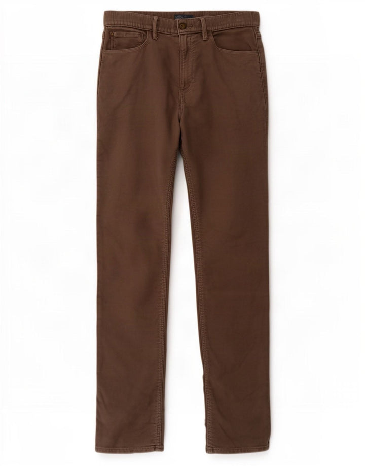 Męskie spodnie casual Marks & Spencer W32 L33 Szara bawełna