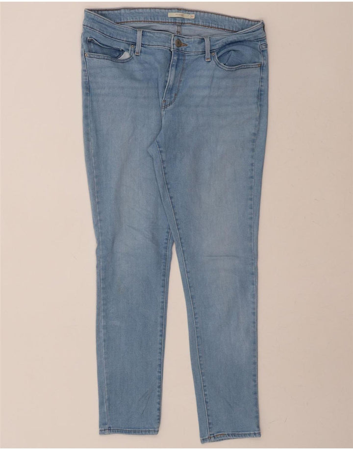 LEVI'S Womens 711 Skinny Jeans W32 L29 Blue Vintage Levi's and Second-Hand Levi's from Messina Hembry 