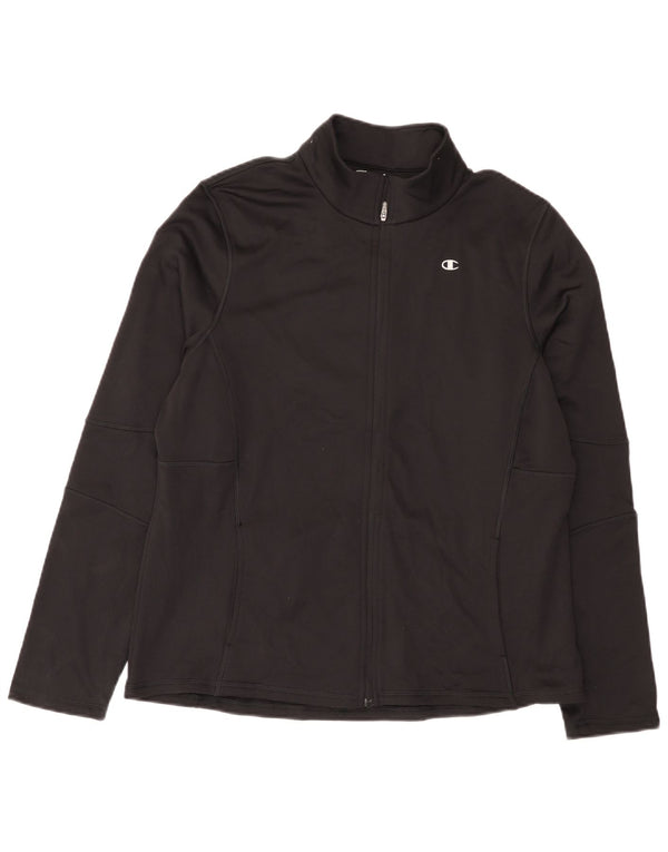 Damska kurtka dresowa Champion UK 18 XL, czarna, poliester