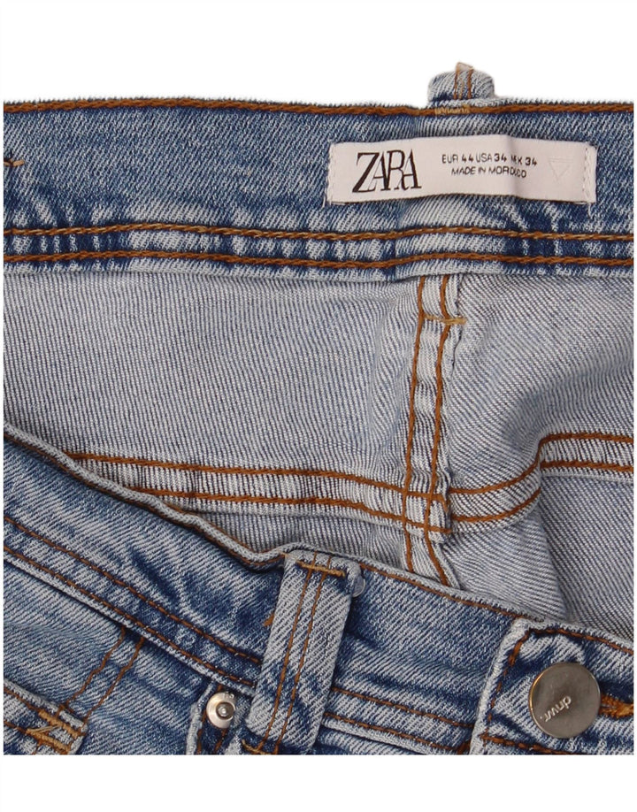 Męskie jeansy Zara Slim EU 44 Large W34 L30 Niebieskie