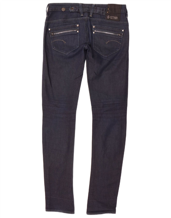 Damskie jeansy skinny G-STAR W26 L32 Granatowa bawełna