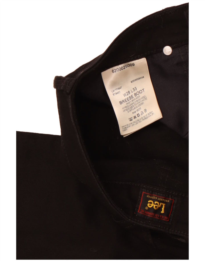 Damskie jeansy Lee Breese Bootcut W28 L33, czarne, bawełniane