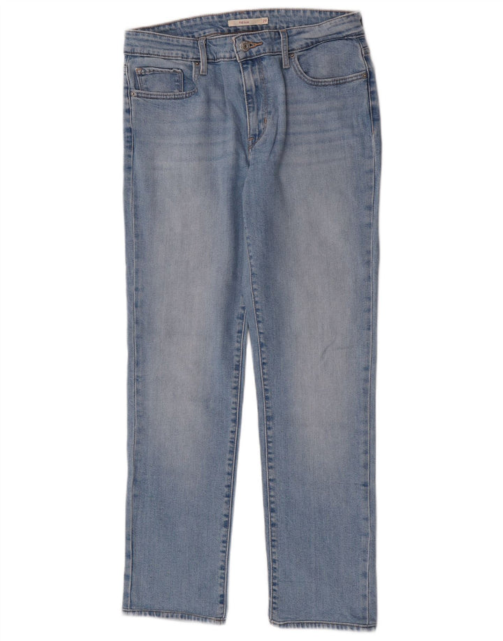 Damskie jeansy Levi's 712 Slim W29 L29 Niebieskie bawełniane