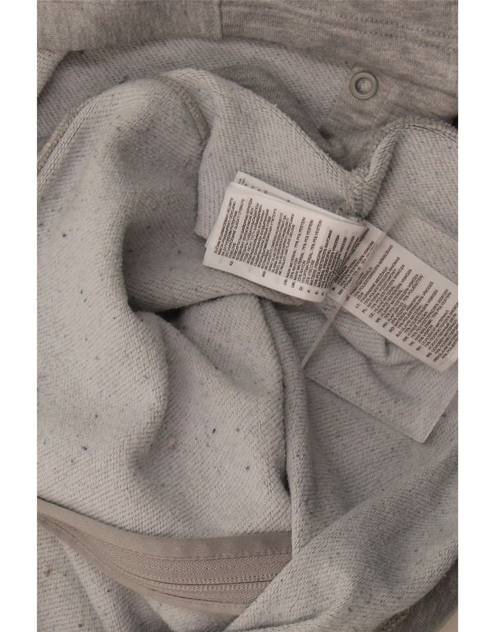 Adidas Męski sweter z kapturem i zamkiem błyskawicznym XL Szary poliester