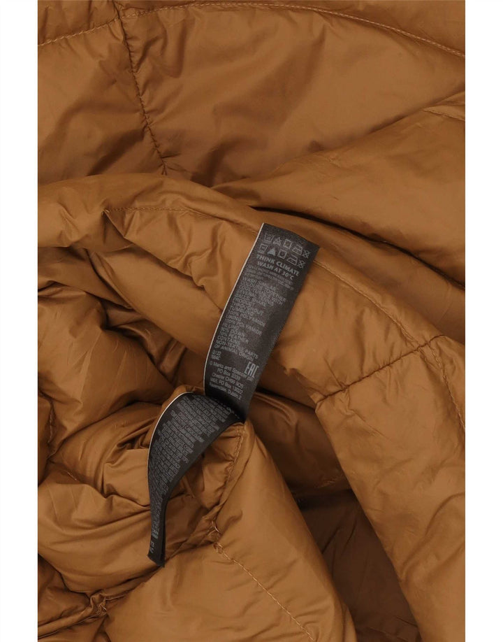 Marks & Spencer Damski płaszcz z kapturem i kapturem, UK 8, mały, brązowy