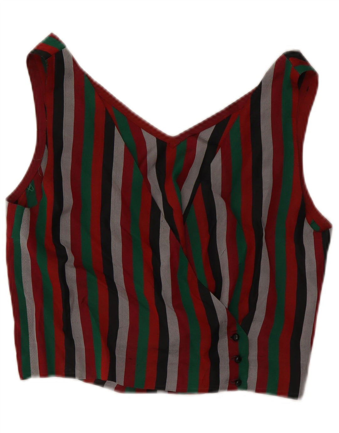 Damska bluzka koszulowa VINTAGE UK 12 w średnie, wielokolorowe paski