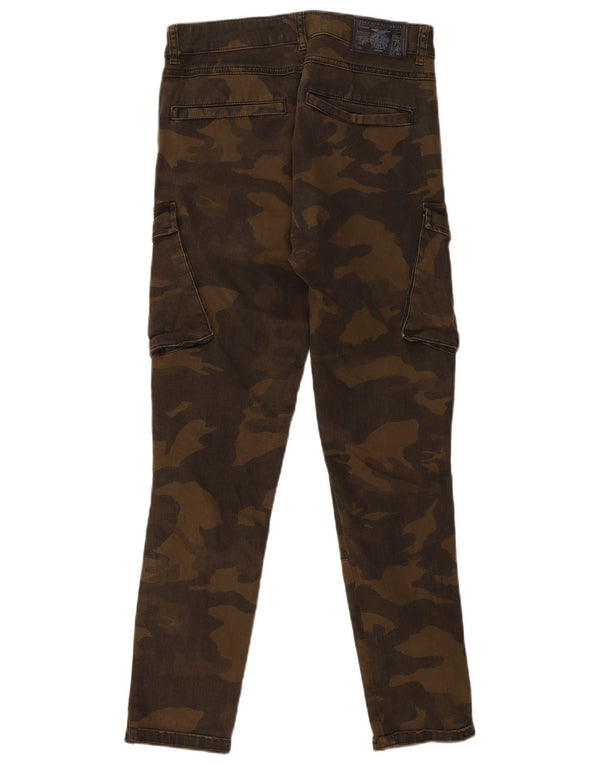 Męskie spodnie cargo ZARA w trudnej sytuacji EU 40 Medium W31 L29 Khaki Camouflage
