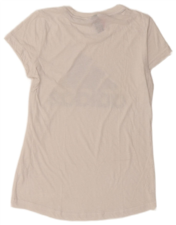 Chłopięcy T-shirt z grafiką ADIDAS, 13-14 lat, biały