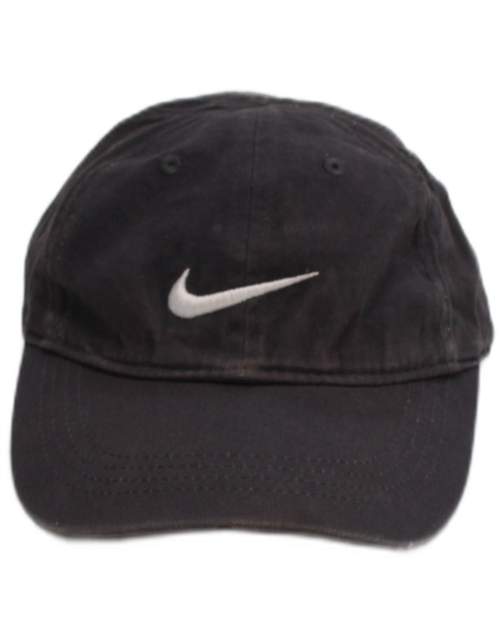 Chłopięca czapka z daszkiem Nike z grafiką, jeden rozmiar, czarna