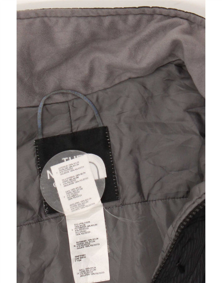 Damska kurtka wyściełana The North Face UK 16, duża, nylonowa czarna krata