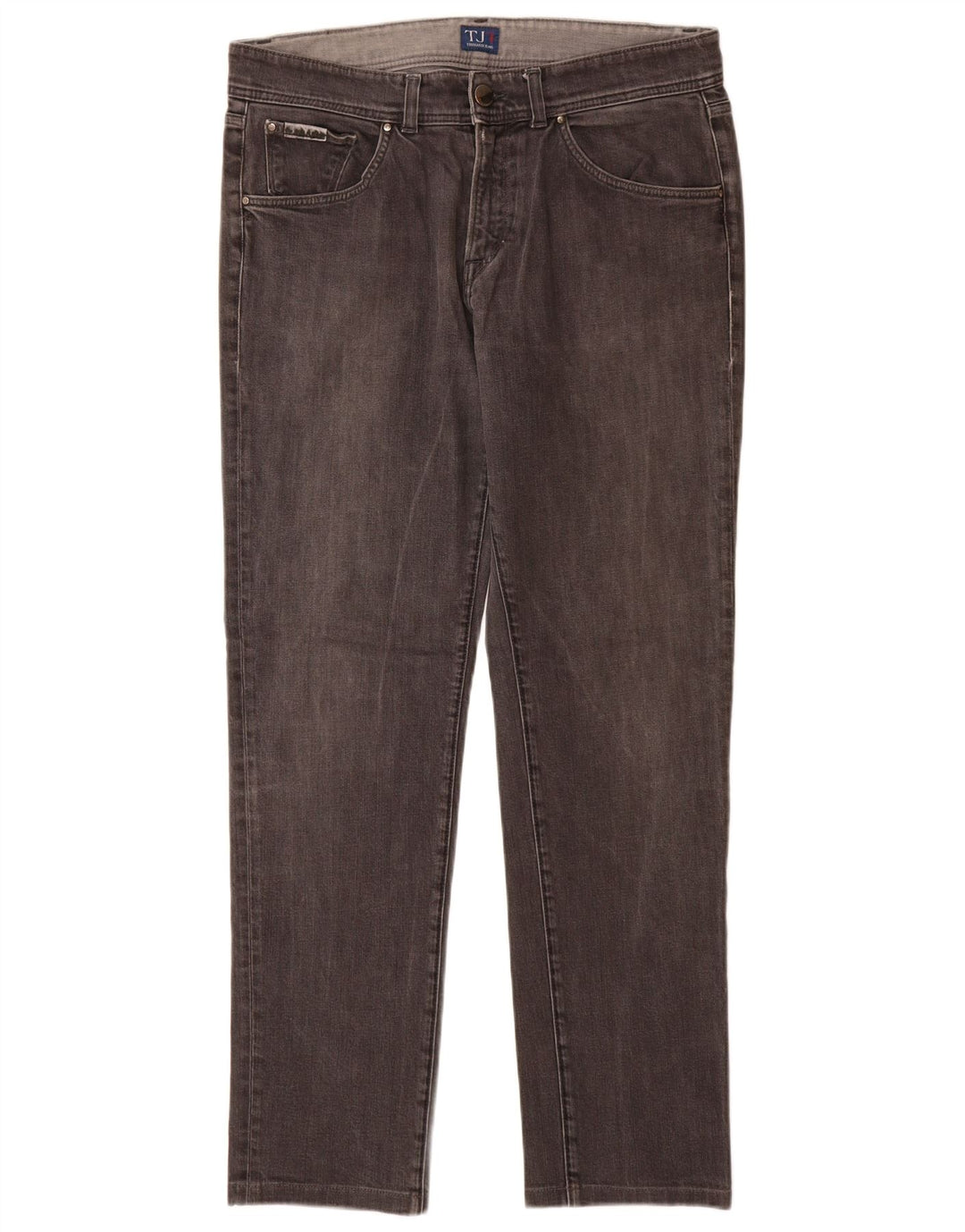Męskie jeansy typu slim Trussardi W35 L32 Szara bawełna
