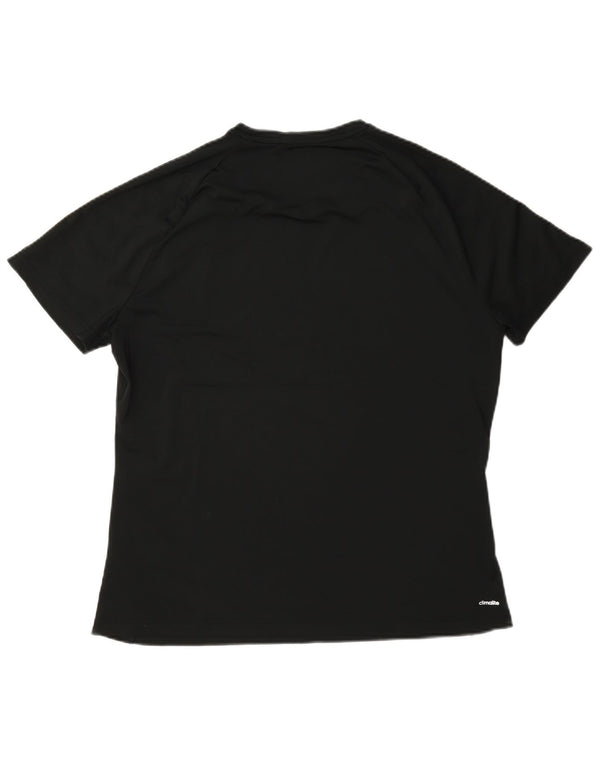 Damska koszulka Adidas Climalite Top UK 20/22 XL Czarny poliester