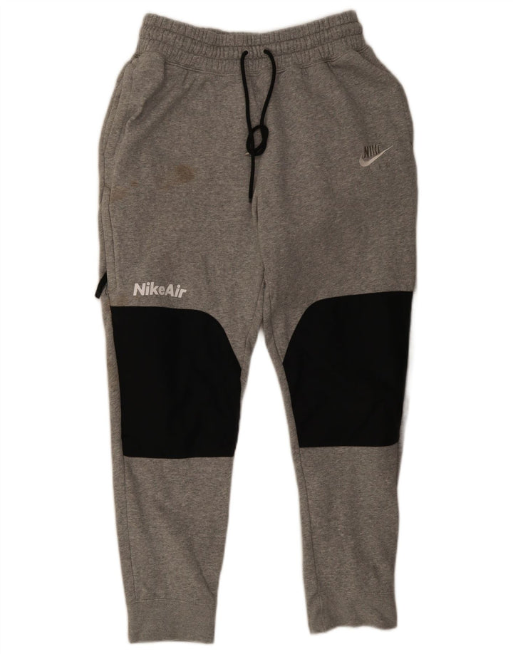 Męskie spodnie dresowe Nike Joggers Średnioszary, bawełniany blok kolorów