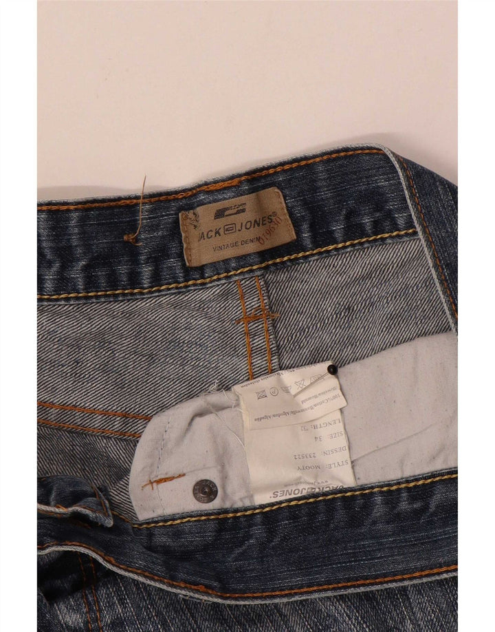 Jack & Jones Męskie jeansy Bootcut W34 L32 Niebieskie bawełniane