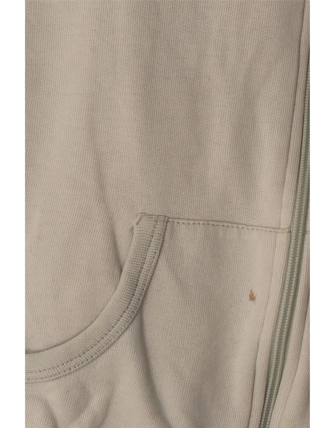 Damska kurtka dresowa ADIDAS Crop UK 14, duża w kolorze złamanej bieli