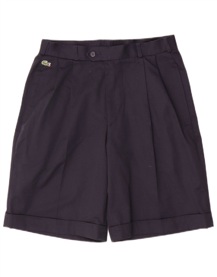 Męskie spodenki Chino Lacoste, rozmiar 40, średnie, W32, granatowa, bawełniana