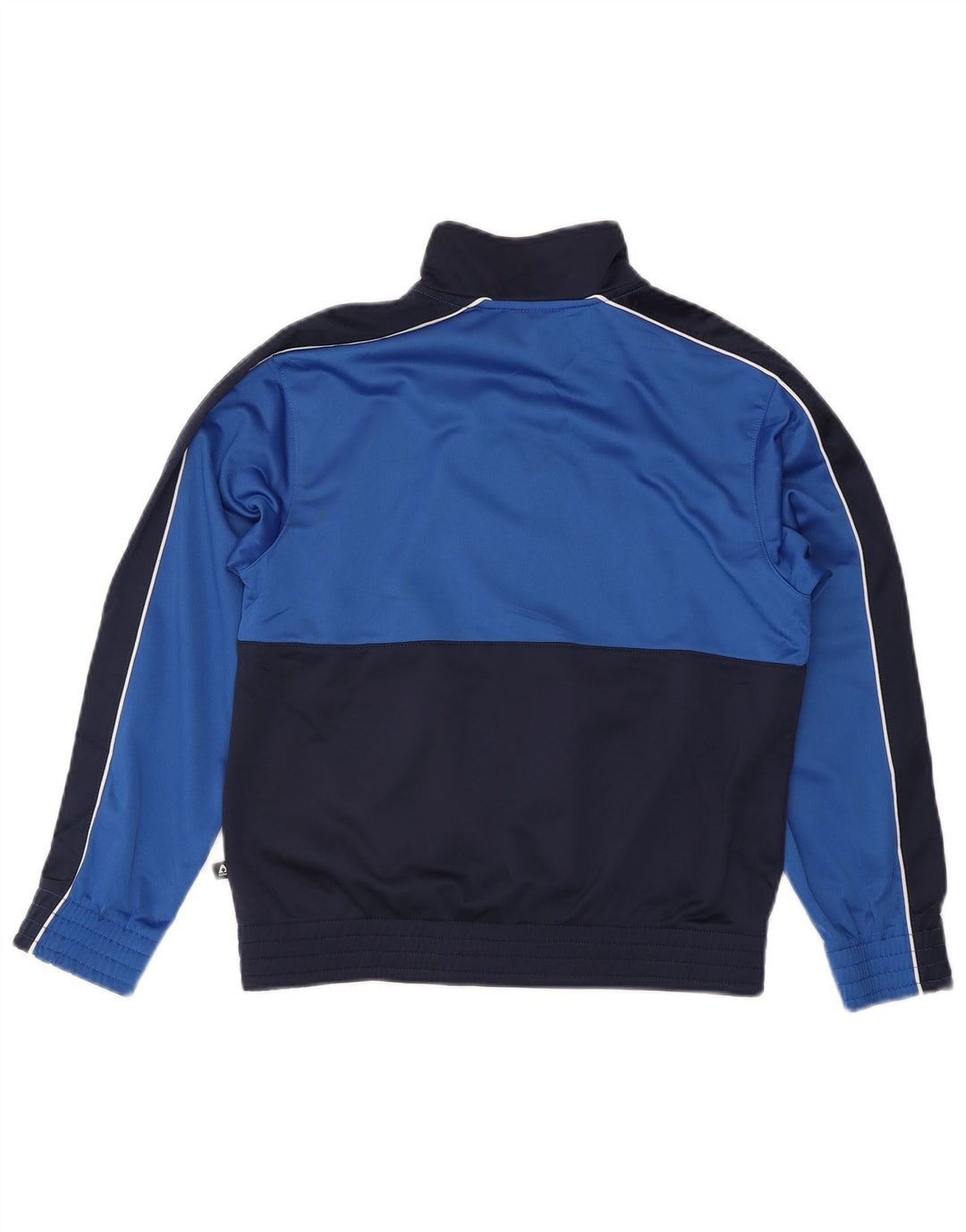 ACTIVE Boys Tracksuit Top Jacket 11-12 Years Navy Blue Colourblock