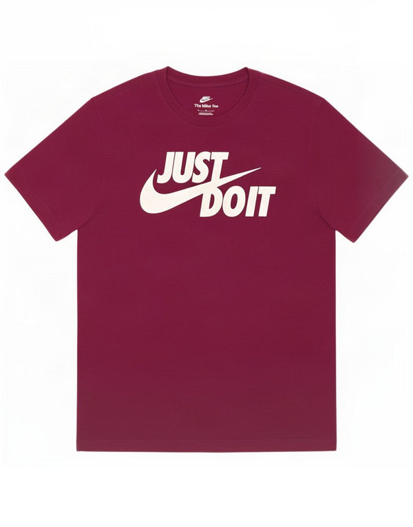 Męski T-shirt z grafiką Nike, duży, fioletowy, bawełniany