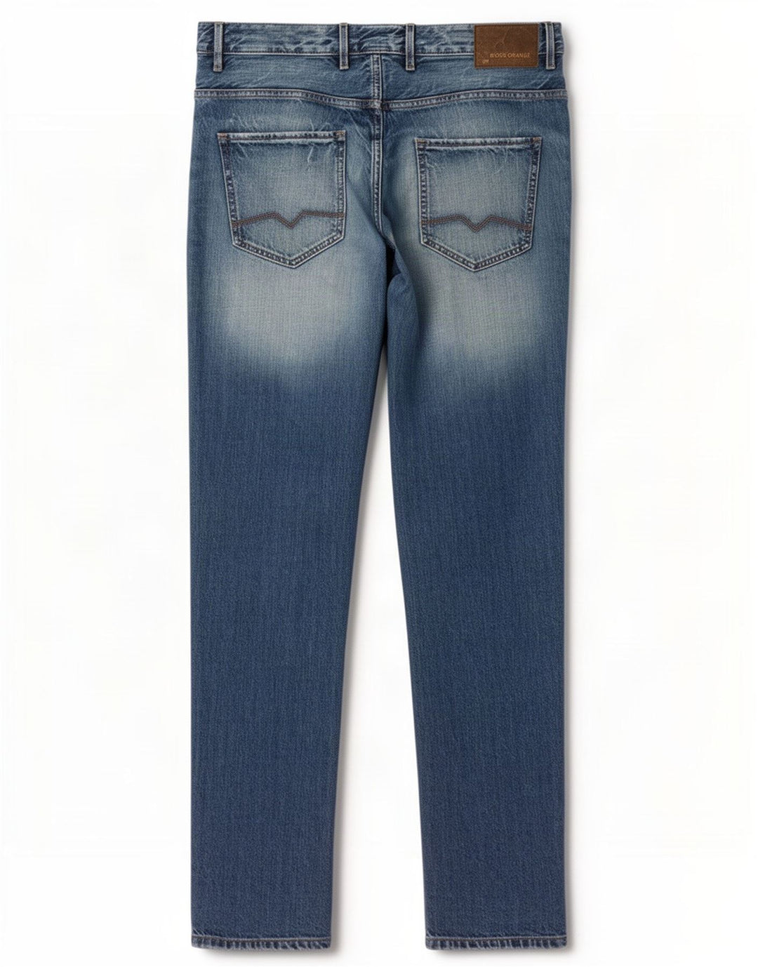 Męskie jeansy slim fit Hugo Boss W33 L34 Niebieskie bawełniane