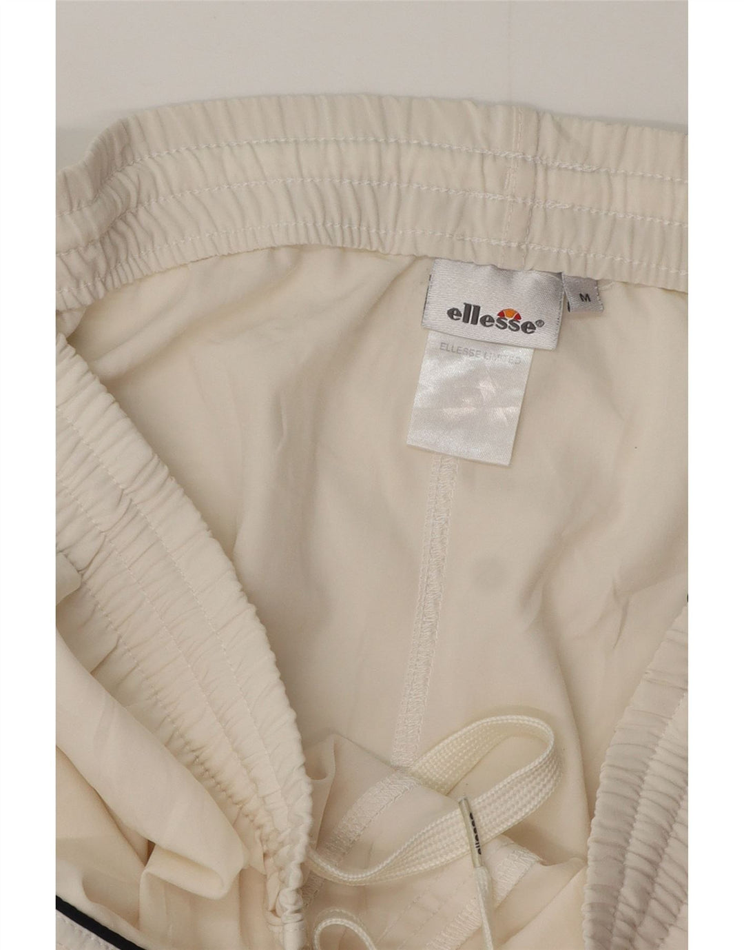Męskie spodenki sportowe Ellesse, poliester w kolorze złamanej bieli