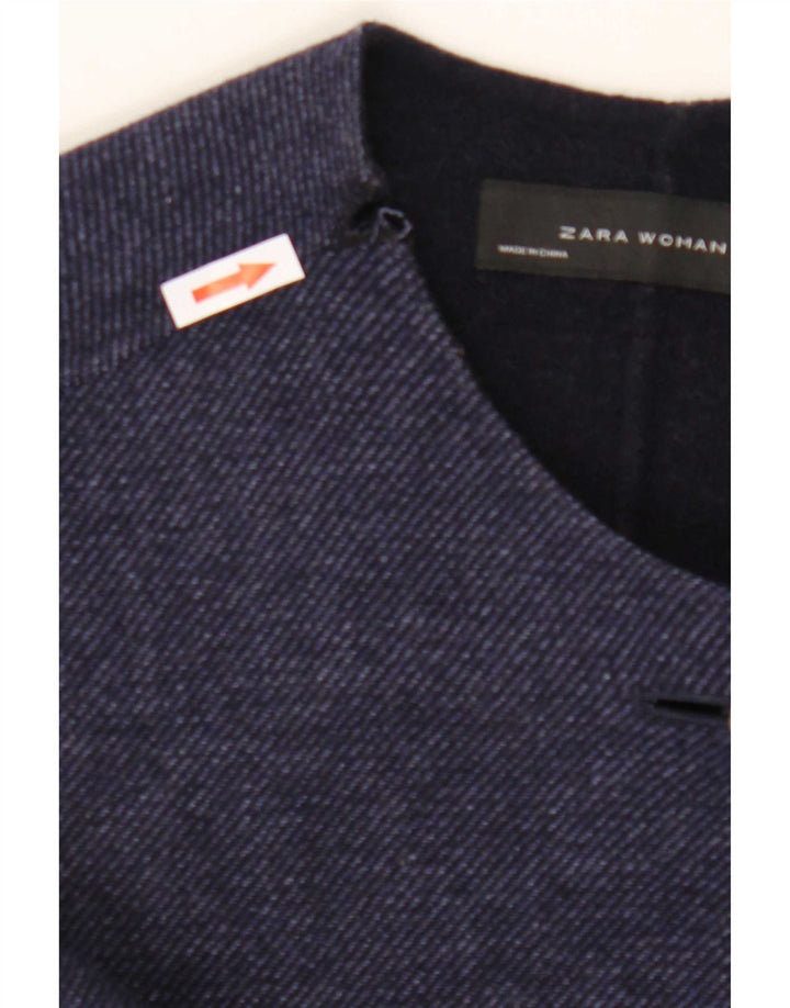 Damski płaszcz oversize Zara UK 16, duży, granatowy