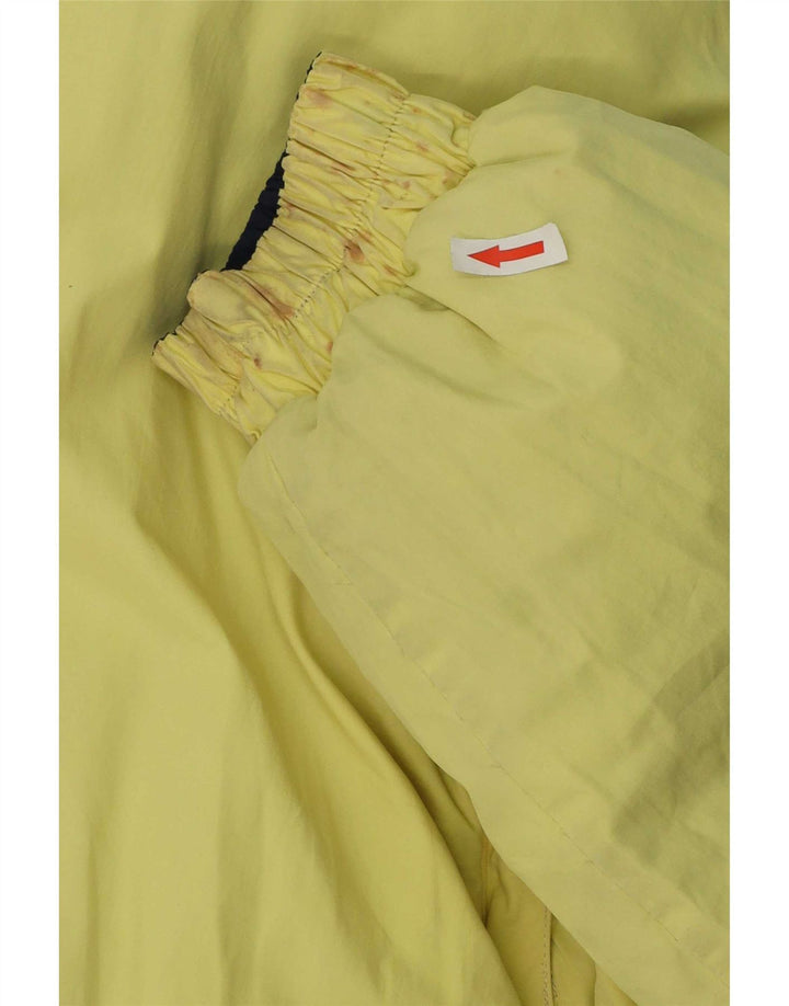 Dwustronna wyściełana kurtka męska Vintage UK 38, średni granatowy nylon