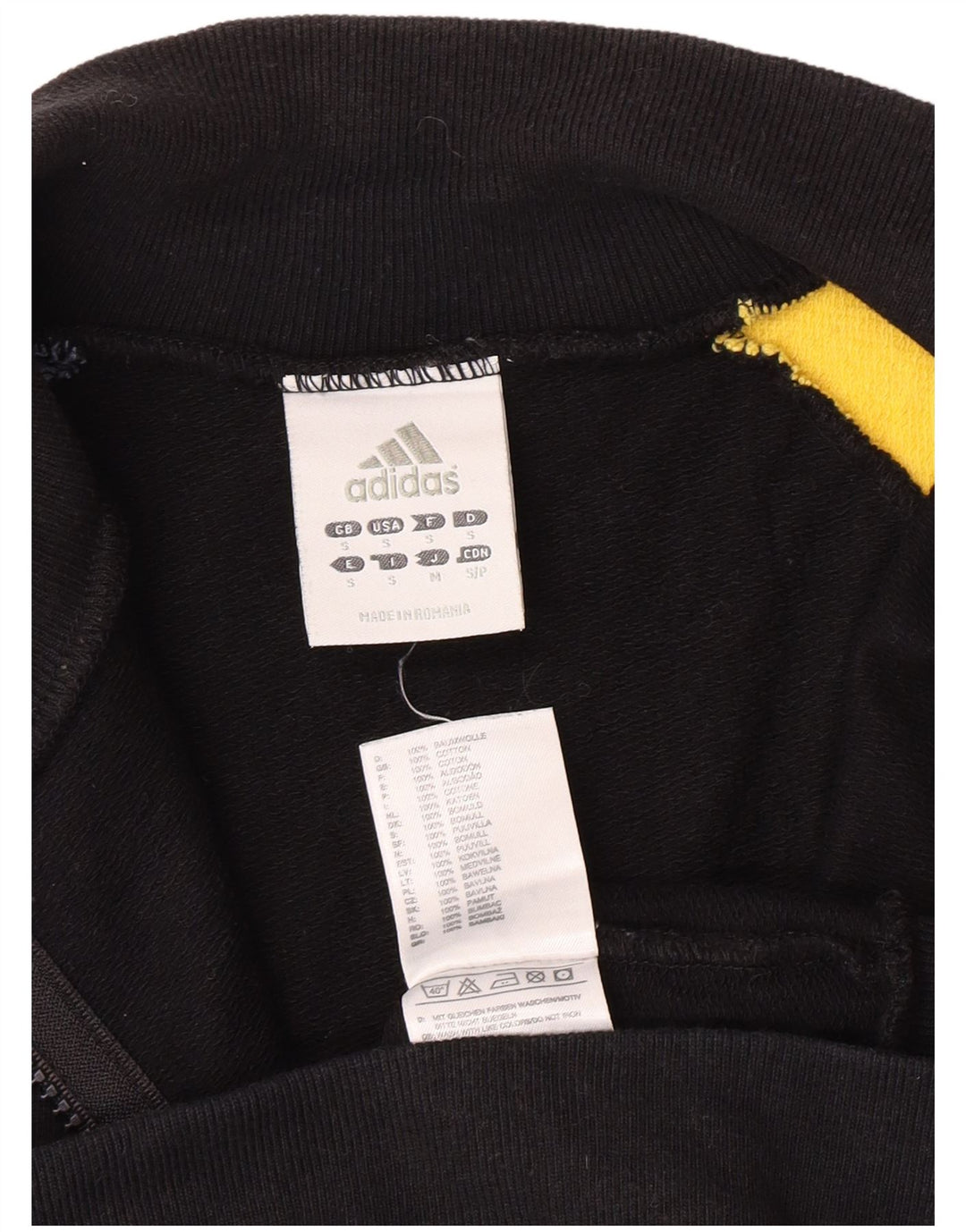 Adidas Męska bluza dresowa z grafiką, mała czarna, bawełniana z blokami kolorów