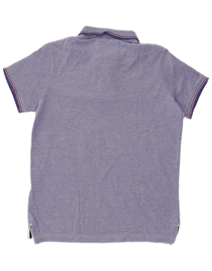 Męska koszulka polo Superdry w średnie niebieskie paski