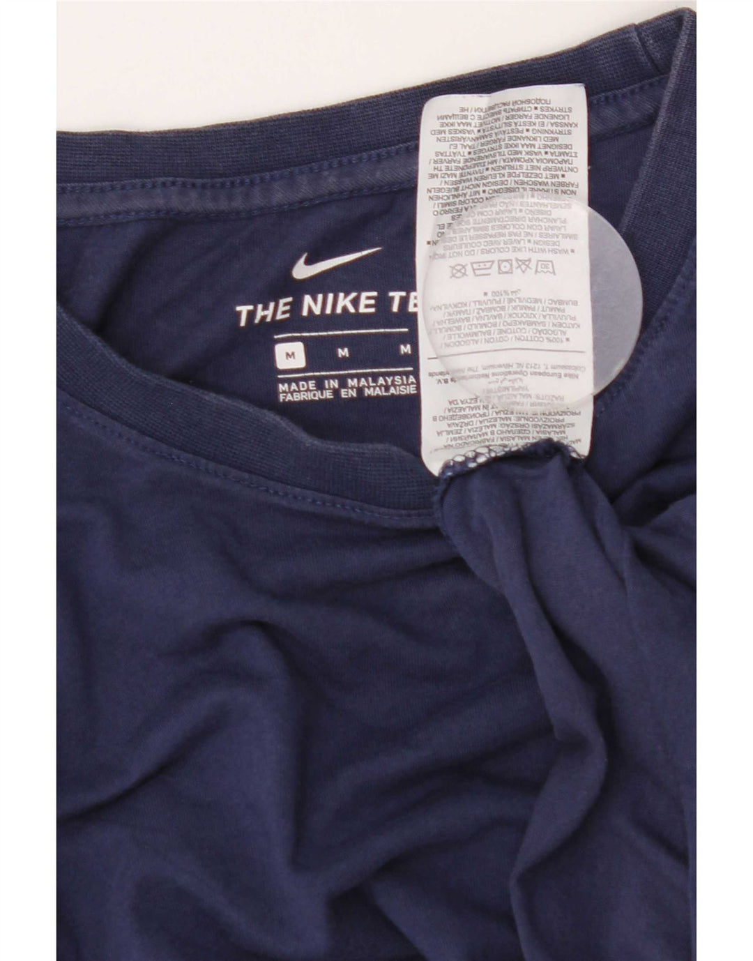 T-shirt męski Nike, średni, granatowy, bawełniany