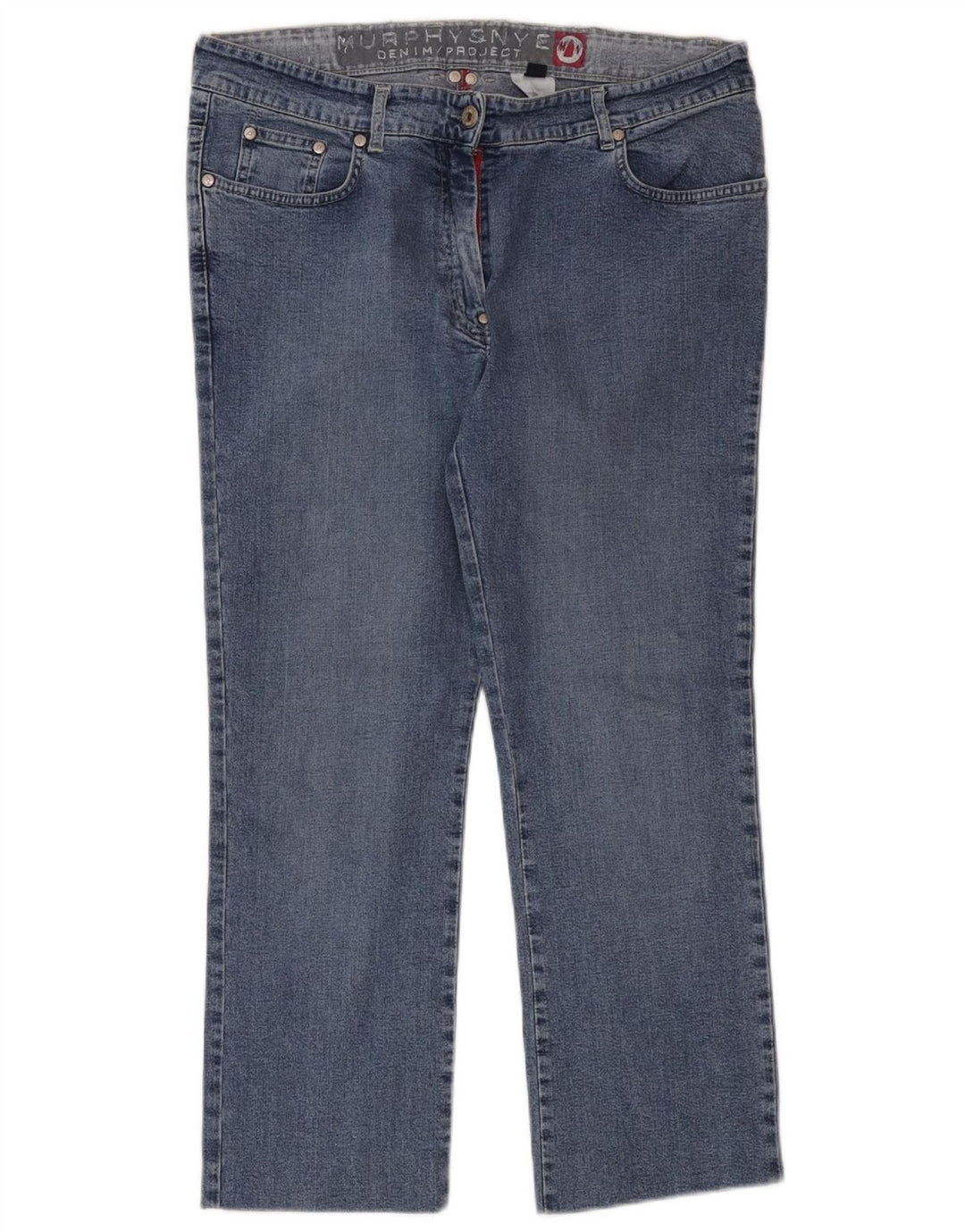 MURPHY & NYE Womens Straight Jeans W34 L26 Blue