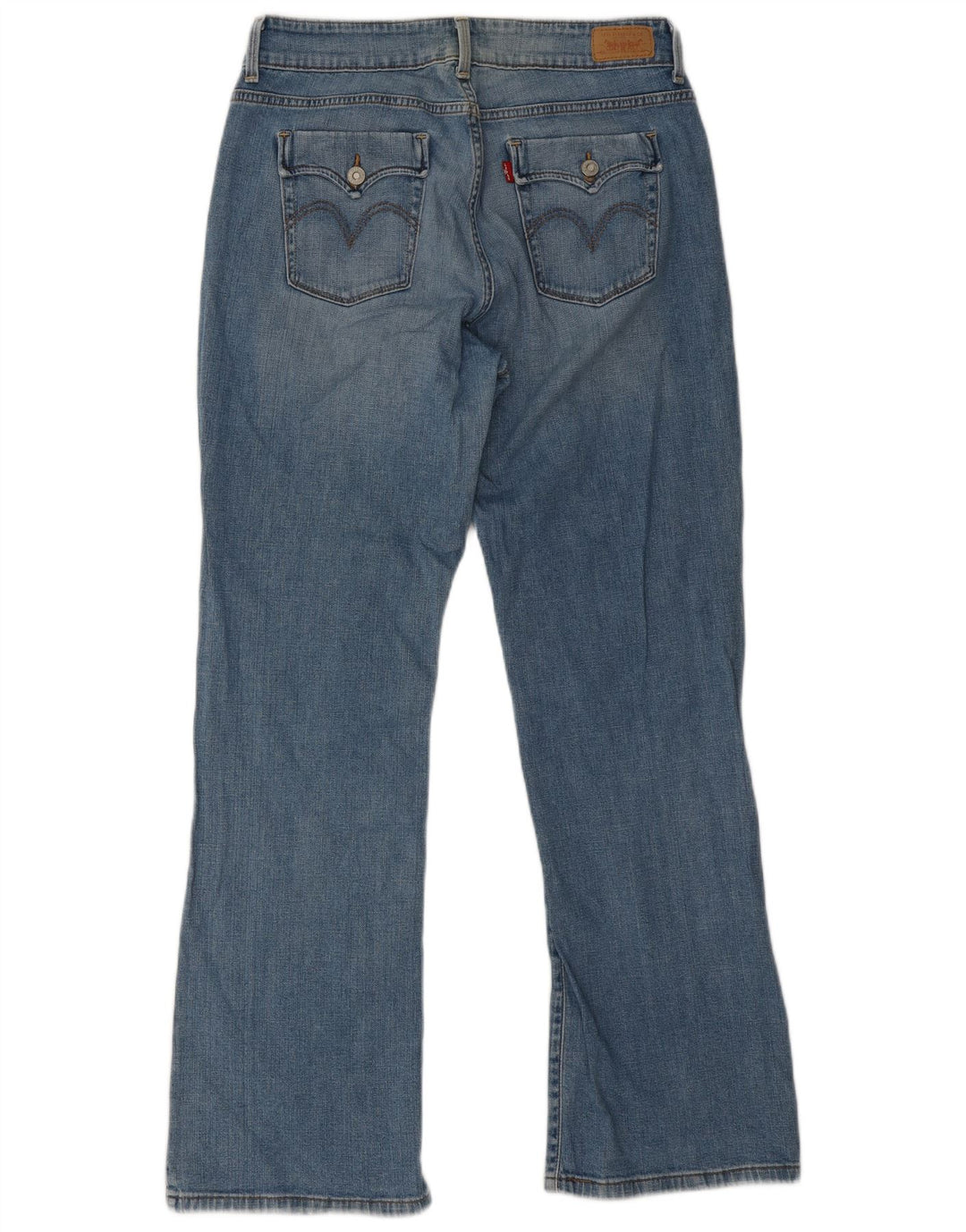 Jeansy Levi's Damskie 528 Curvy Bootcut US 14 Duże W32 L31 Niebieskie Bawełniane