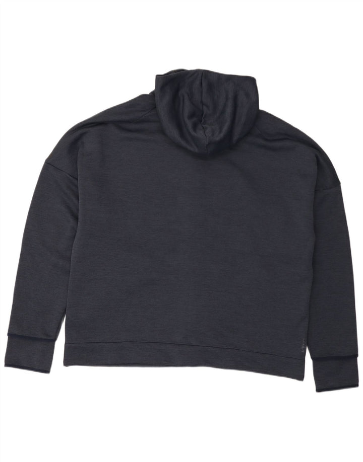 Adidas Męski sweter z kapturem i zamkiem błyskawicznym 2XL Granatowy poliester