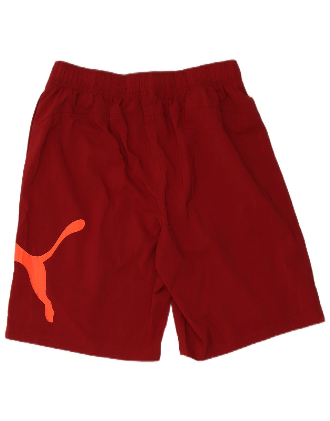 Męskie spodenki sportowe Puma z grafiką, duże, bordowe, z poliestru
