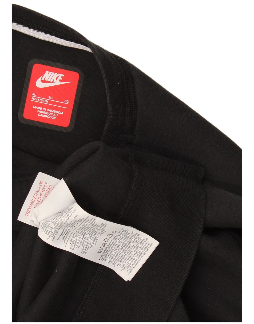 Bluza chłopięca Nike 13-14 lat XL, czarna, bawełniana