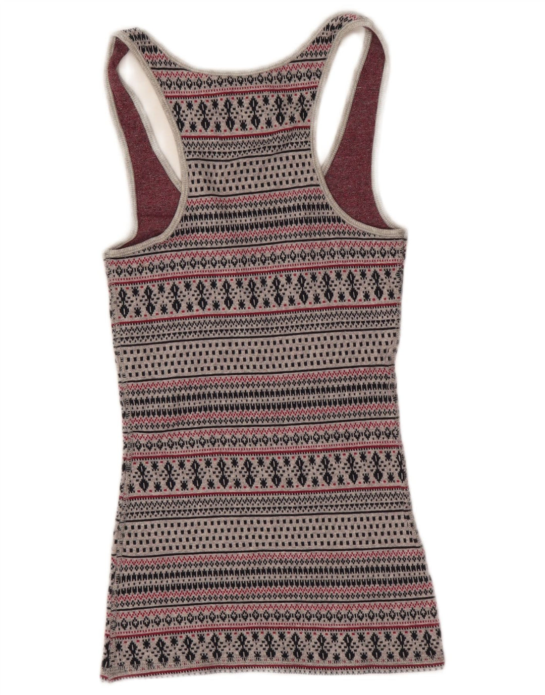Top damski JACK WILLS UK 8 Small, szary, bawełniany Fair Isle
