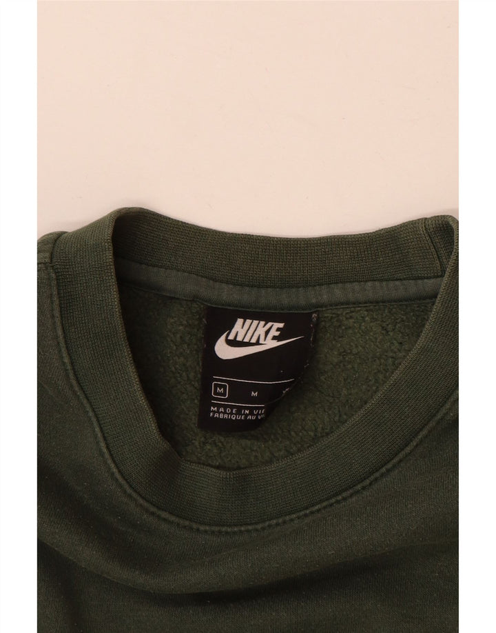 Męska bluza dresowa Nike, średnia, zielona bawełna