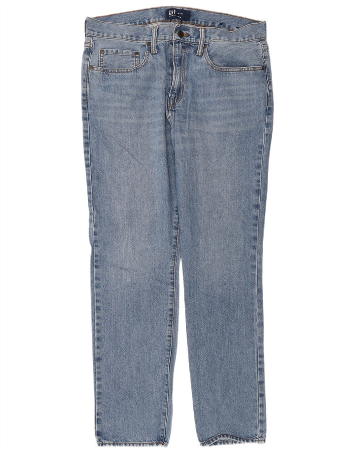 Męskie jeansy Gap Slim W34 L32 Niebieskie, bawełniane
