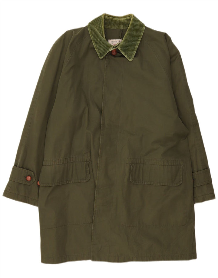 Płaszcz męski Frankie & Trace IT 46, mały, khaki, poliester