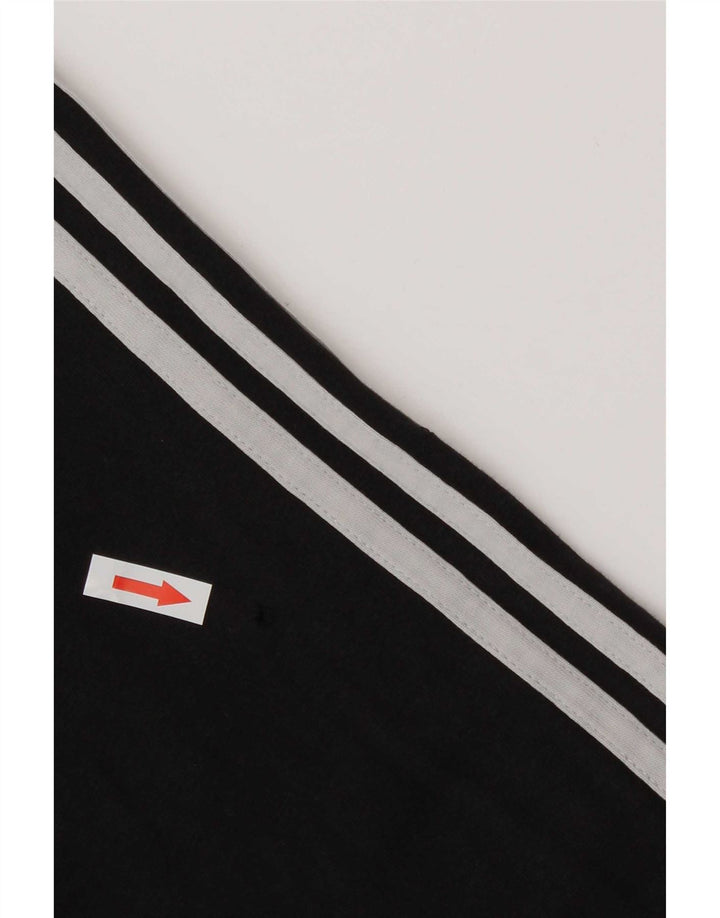 Adidas Męskie Topy Z Długim Rękawem, Małe Czarne Bawełniane