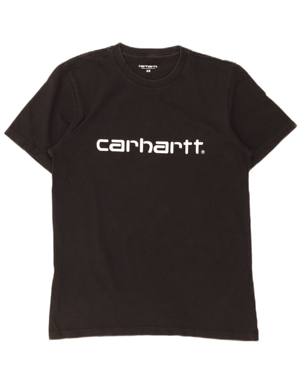 Męska koszulka z grafiką Carhartt Top XS, czarna, bawełniana
