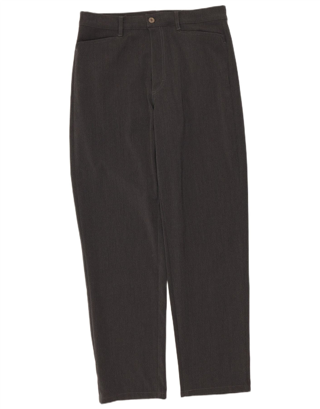 Męskie proste spodnie casual Guess W32 L29 Szary poliester