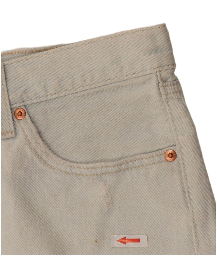 Damskie spodenki jeansowe Levi's 501 w trudnej sytuacji W26, małe, niebieskie, bawełniane