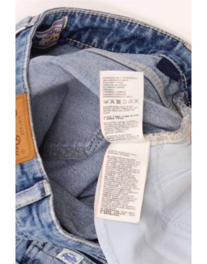 Damskie spodenki jeansowe Superdry W28 Średnioniebieskie, bawełniane