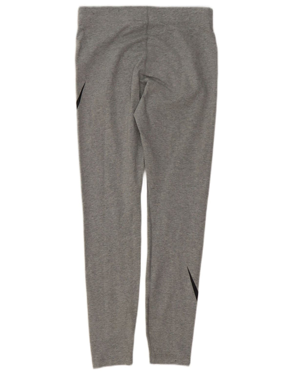 Legginsy damskie Nike UK 14, średnioszare, bawełniane, sportowe