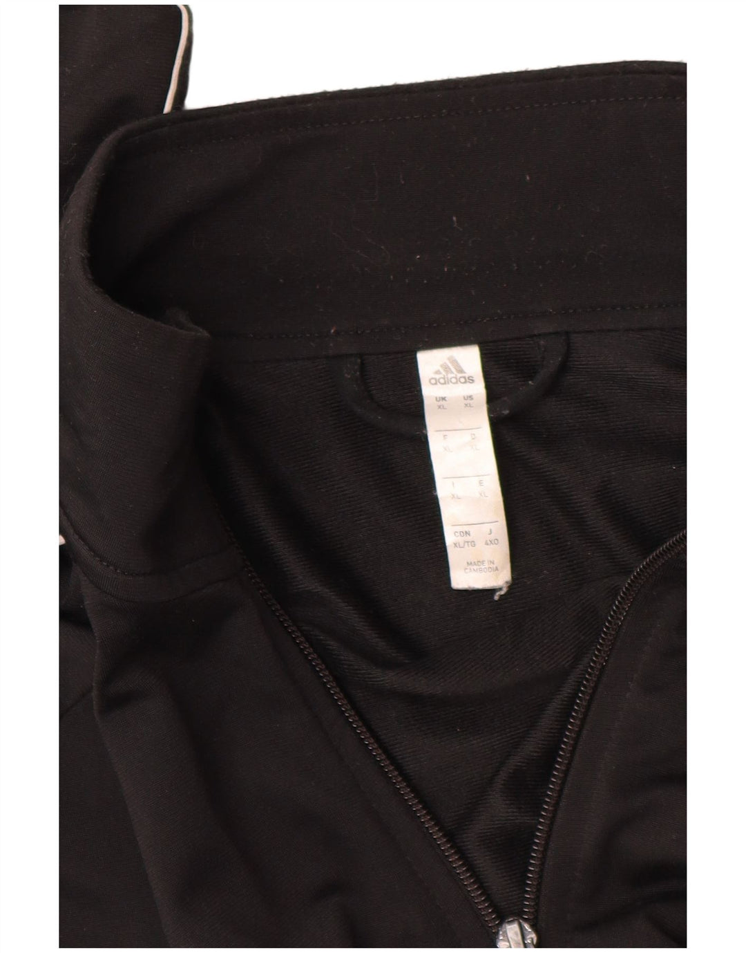 Męska kurtka dresowa ADIDAS XL w kolorze czarnym