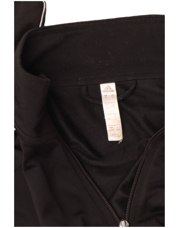 Męska kurtka dresowa ADIDAS XL w kolorze czarnym