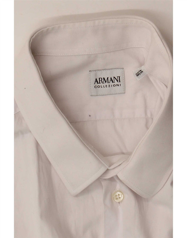 Koszula męska Armani Collezioni rozmiar 45 18 2XL biała